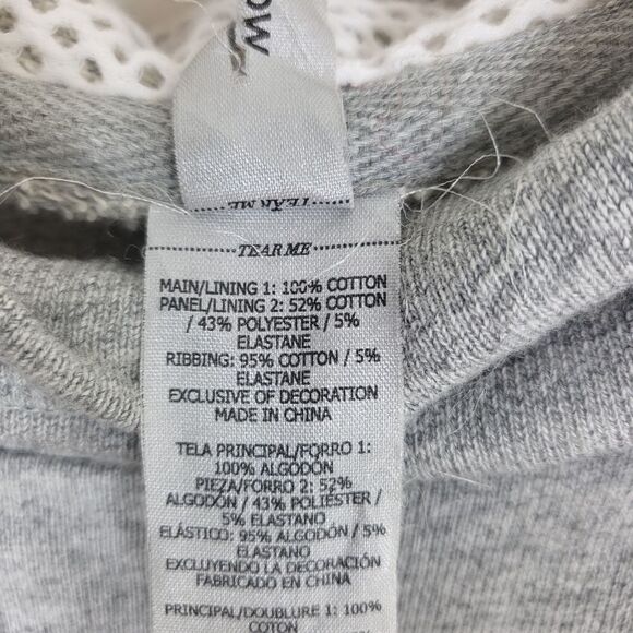 Lorna Jane Rory Gray White Black Hooded Sweatshirt / Hoodie Medium - Picture 7 of 9